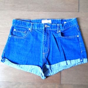 2/25$***Garage Cuffed Highwaisted Jeans Short Size 9
